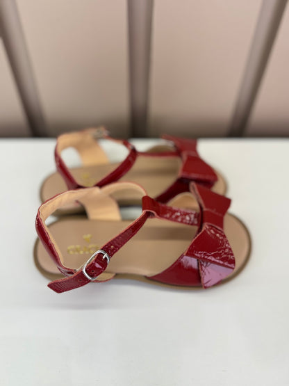 Sandália Infantil Charlote Vermelha Verniz - Gracia