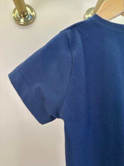Camiseta Infantil Johnny Jumpers Azul Marinho - Little Johnny