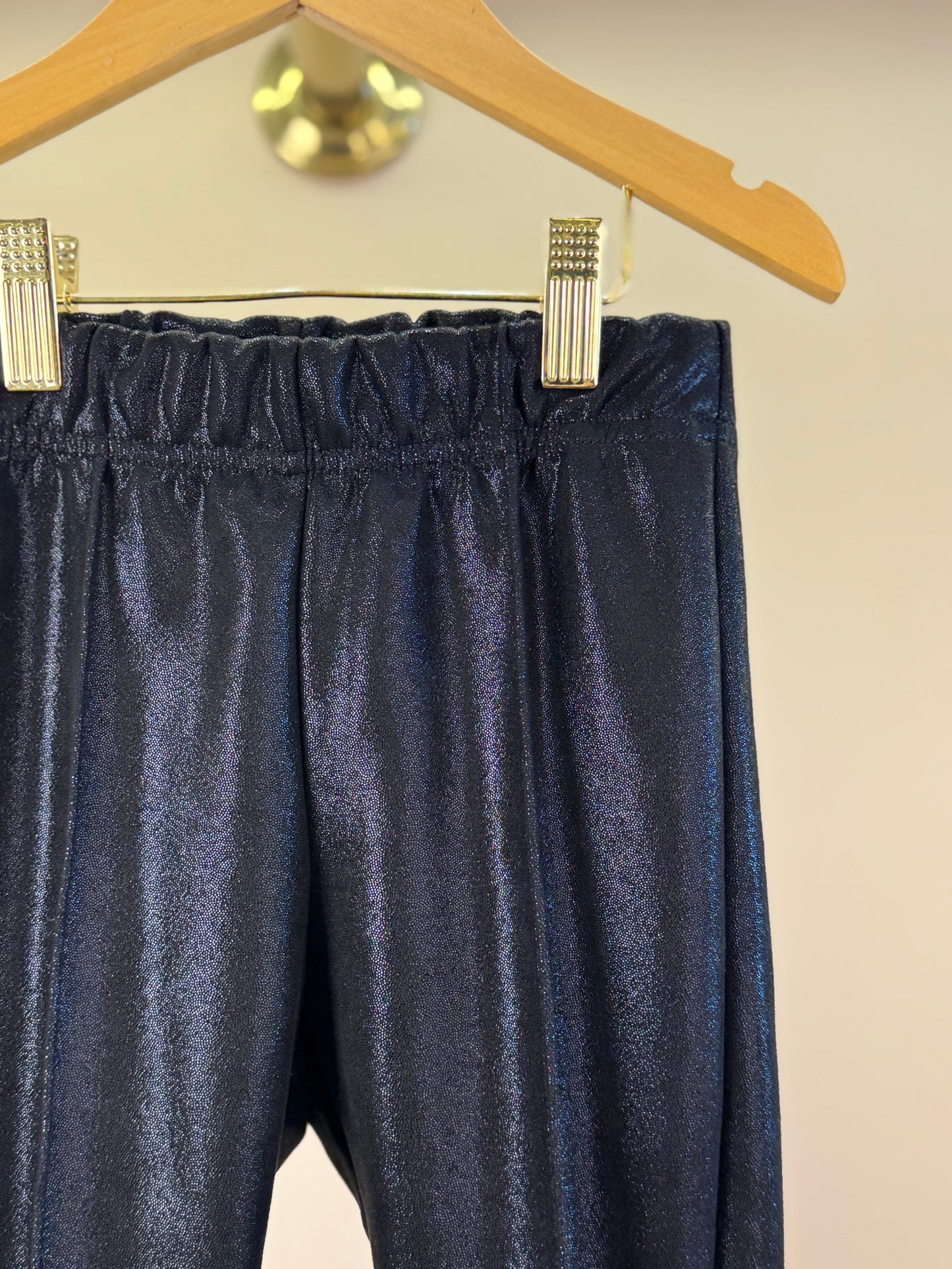 Calça Infantil Montaria com Pezinho Preta - Animê