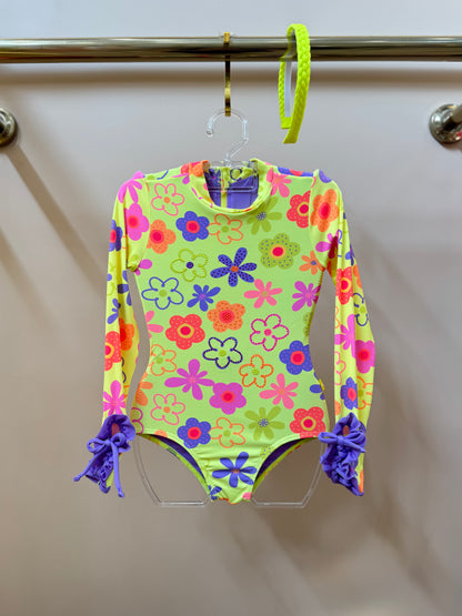 Body Infantil ML Aline Hot Est Florinda - Siri Kids