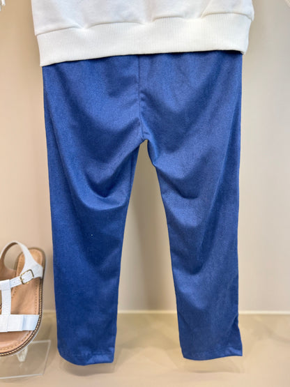 Conjunto Infantil Blusa Casaco Fabulous e Calça Legging Azul - Momi
