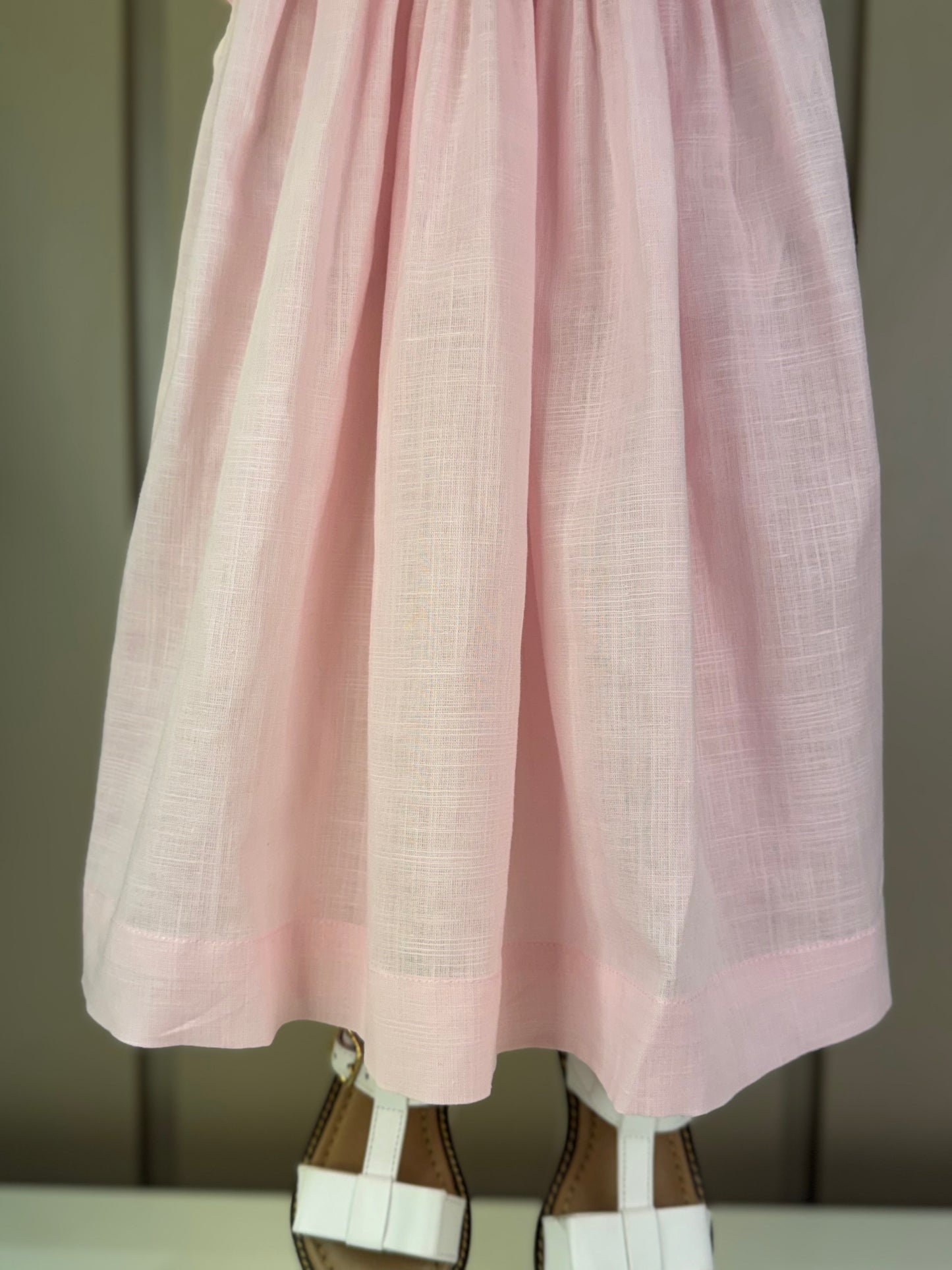 Batinha Bebê Algodão Bordado Serena Rosa - Gracia
