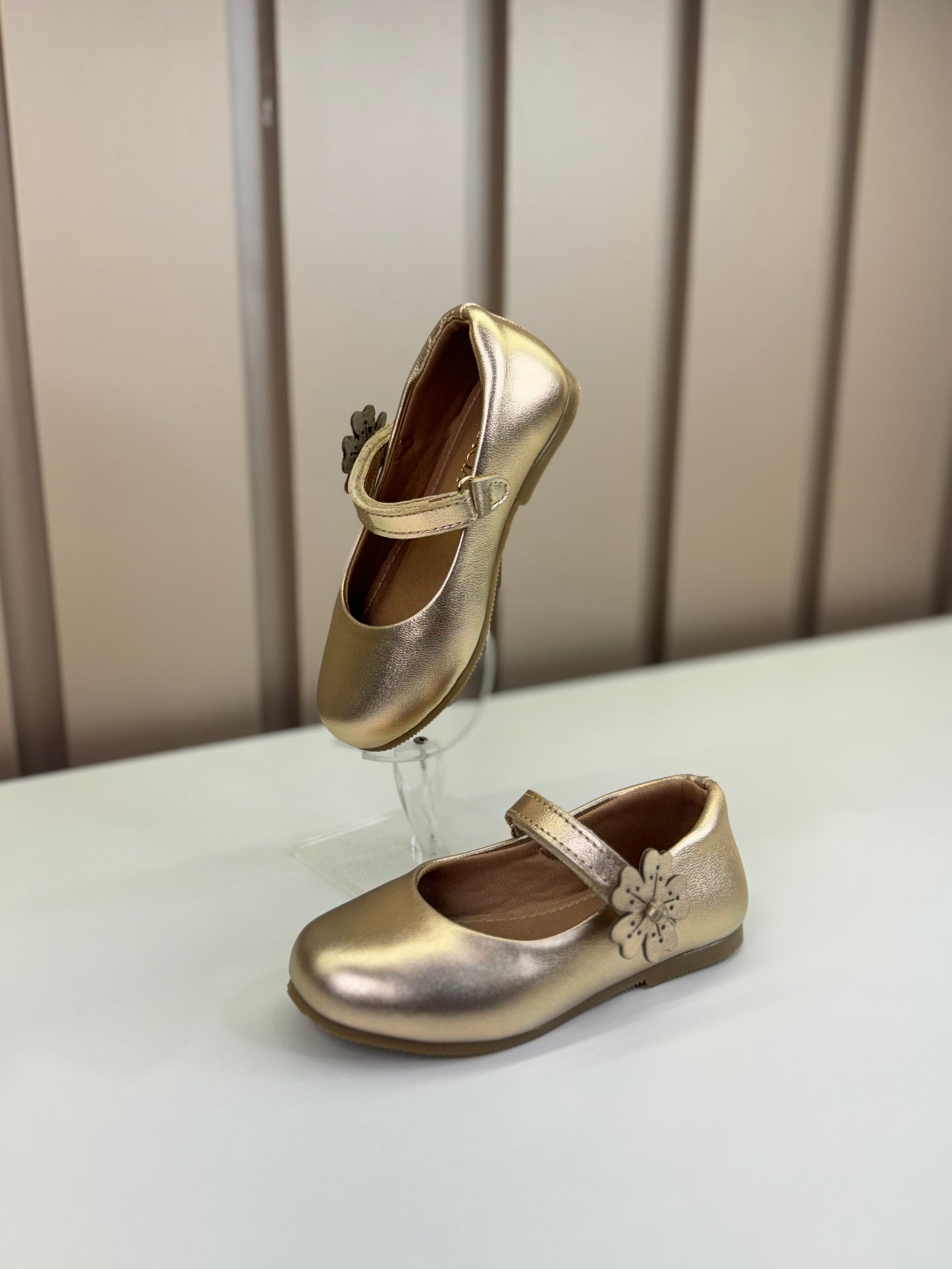 Sapatilha Infantil Heloísa Dourada - Gracia