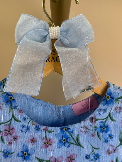 Conjunto Infantil Estampa Exclusiva Blusa Com Babado e Shorts - Luluzinha