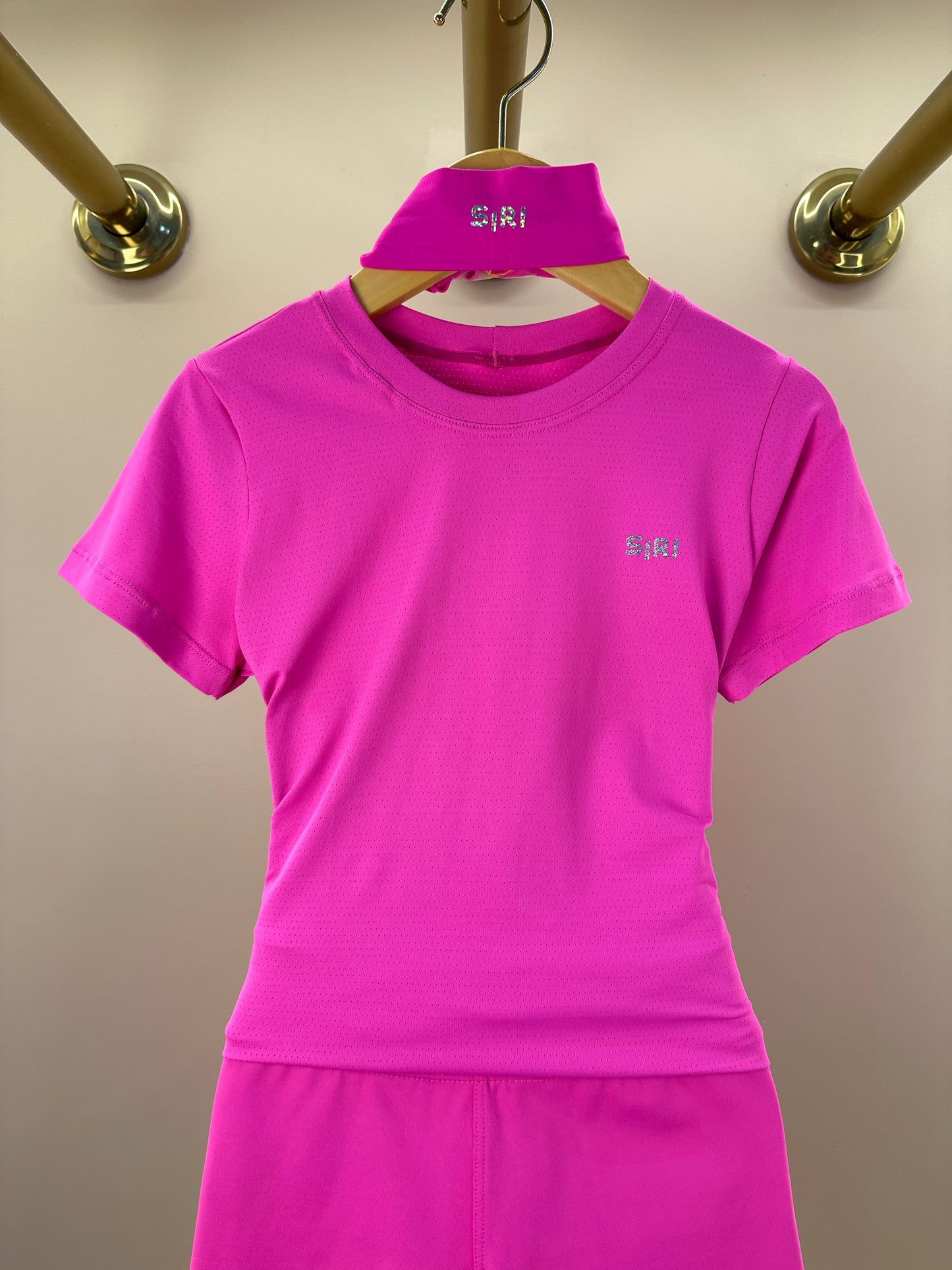 Conjunto Infantil Blusa Lívia Dry e Shorts Basic Six Badminton - Siri Sport