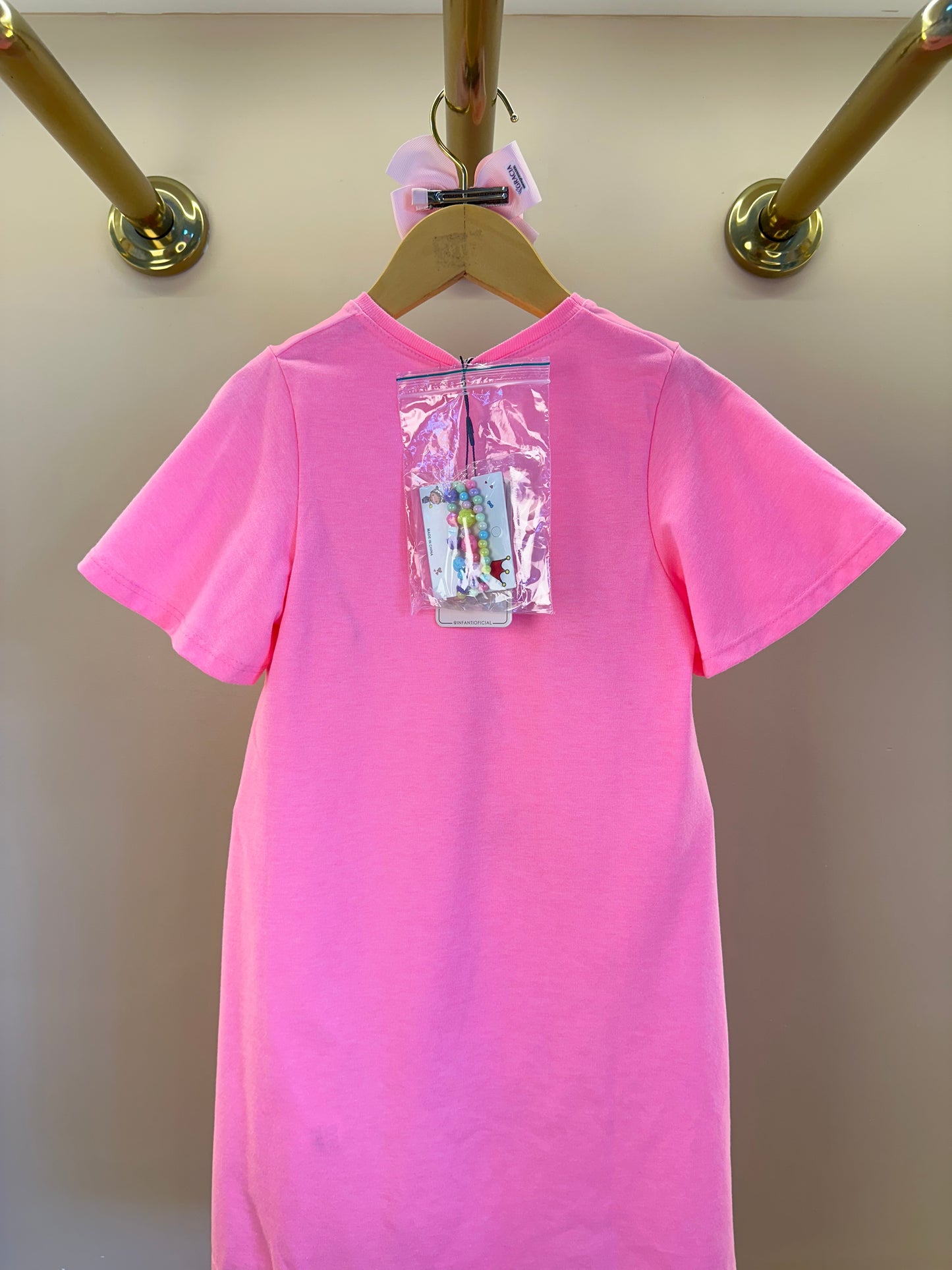 Vestido infantil Best Friend Pulseiras - Infanti