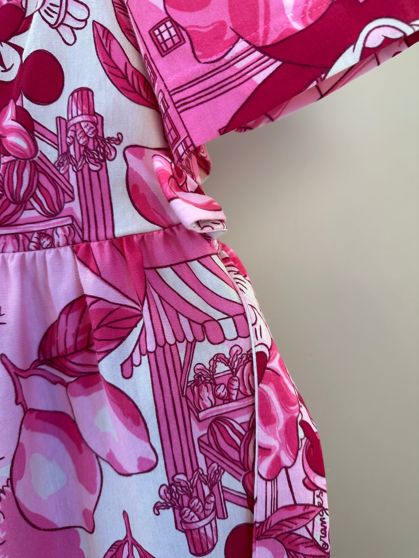 Vestido Infantil Barrado Minnie - Animê