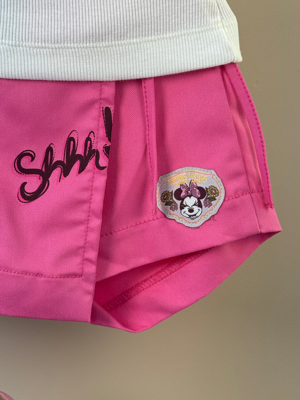 Conjunto Infantil Blusa e Shorts Saia Minnie Mouse - Animê
