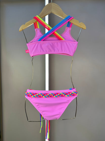 Biquíni Infantil Faixinha Fernanda Donut - Siri Kids