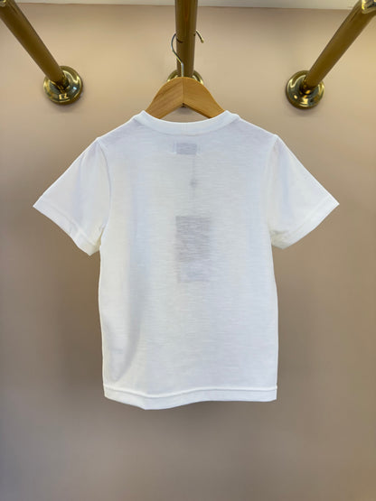 Camiseta Infantil MC Teddy Ski Off White - Dame