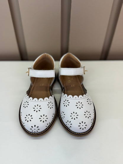Sandália Infantil Crystall Branco - Gracia