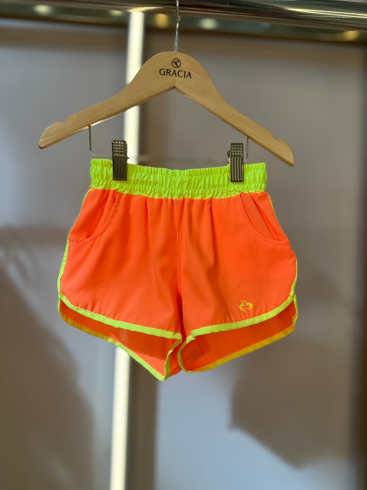 Shorts Infantil Letícia Laranja - Siri Kids