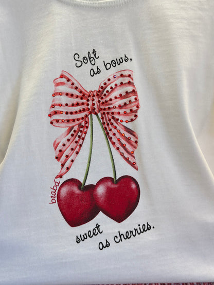 Conjunto Infantil Blusa Algodão Lacinhos Mangas e Saia Sarja Xadrez Vermelho - Beabá