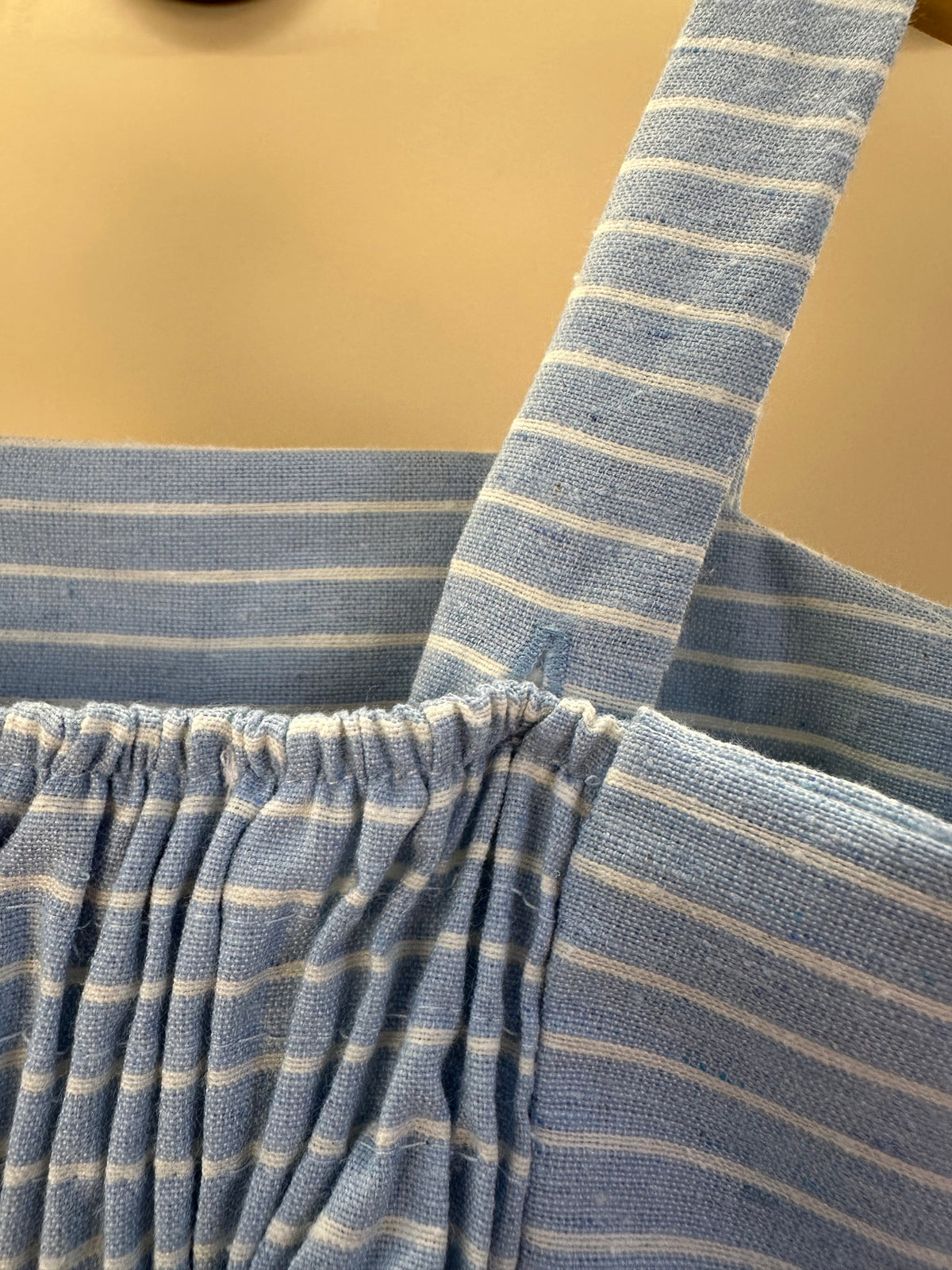 Vestido Infantil Rodado Alças Largas Saia Aplicado Na Frente