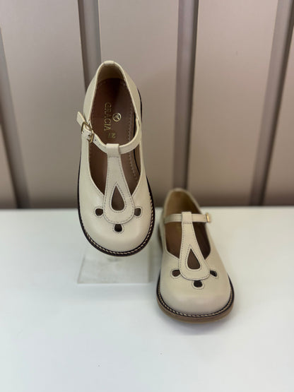 Sapato Infantil Rebeca Off White - Gracia