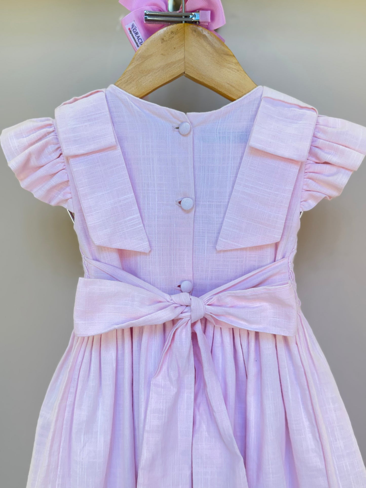 Vestido Infantil Clássico Algodão Olívia Rosa - Gracia