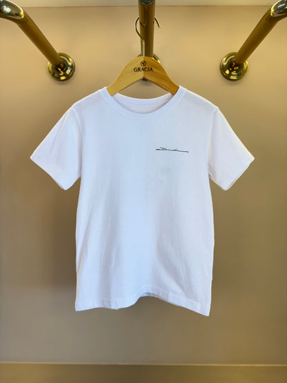 Camiseta Infantil Algodão Pássaros Branca - Dudes
