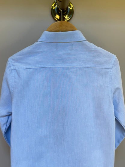 Camisa Tricoline Azul - Dame