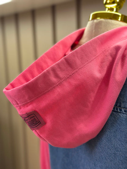 Jaqueta  Infantil Jeans com Moletom Pooh - Animê Petite