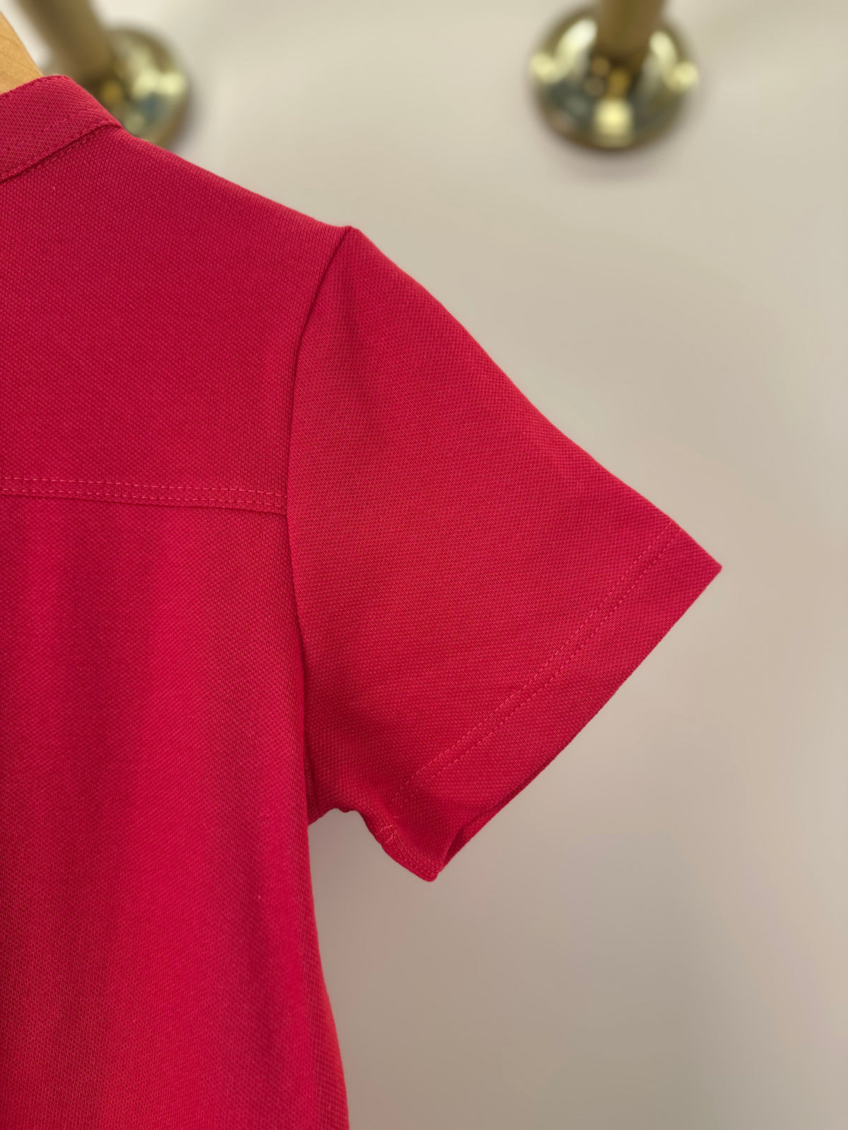 Polo Infantil Piquet Cavalo Bordado Vermelho - Dame
