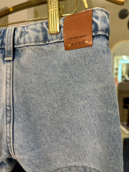 Conjunto Infantil Stitch Tshirt e Shorts-saia Jeans - Animê