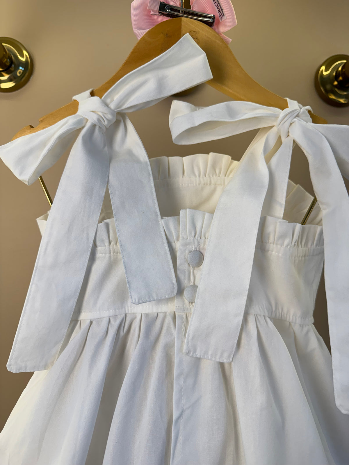 Conjunto Infantil Blusa Com Bordado Rechilieu de Borboleta na Barra e Shorts Tricoline - Luluzinha