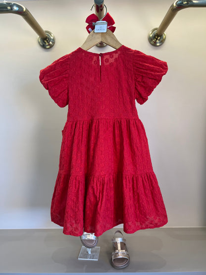 Vestido Infantil Mangas Balonê Laise - Momi