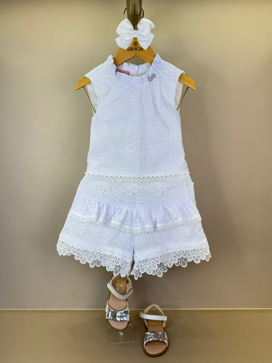 Conjunto Infantil Blusa e Short Laise - Luluzinha