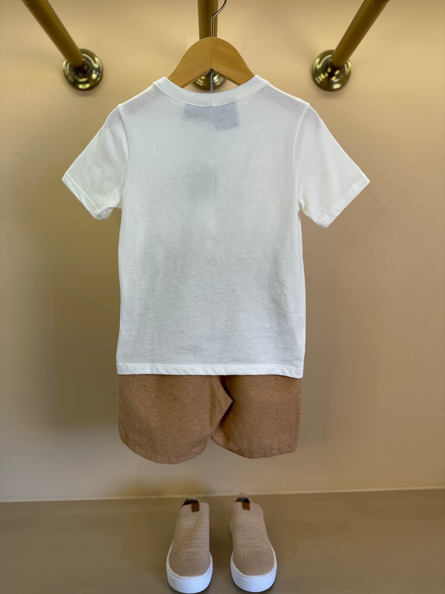 Conjunto Infantil Camiseta Woody e Bermuda Sarja - Youccie