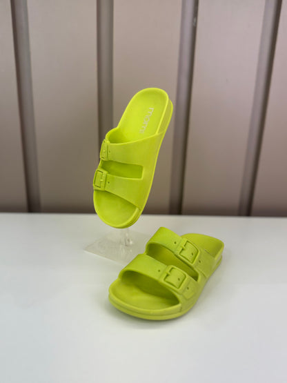Sandália Infantil Birken Lima Neon - Momi