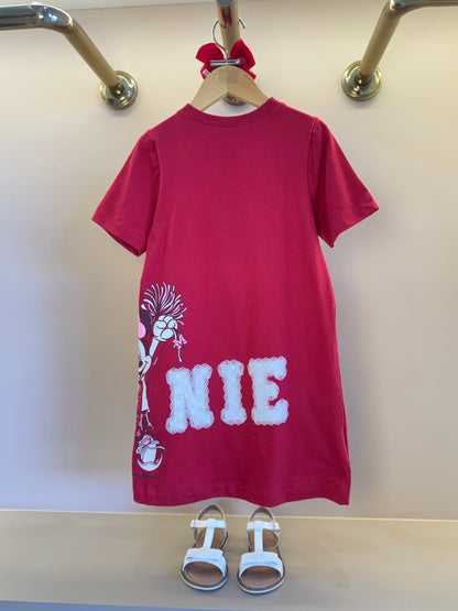 Vestido Infantil Minnie Cherry Flores ANM Rendado - Animê Petite