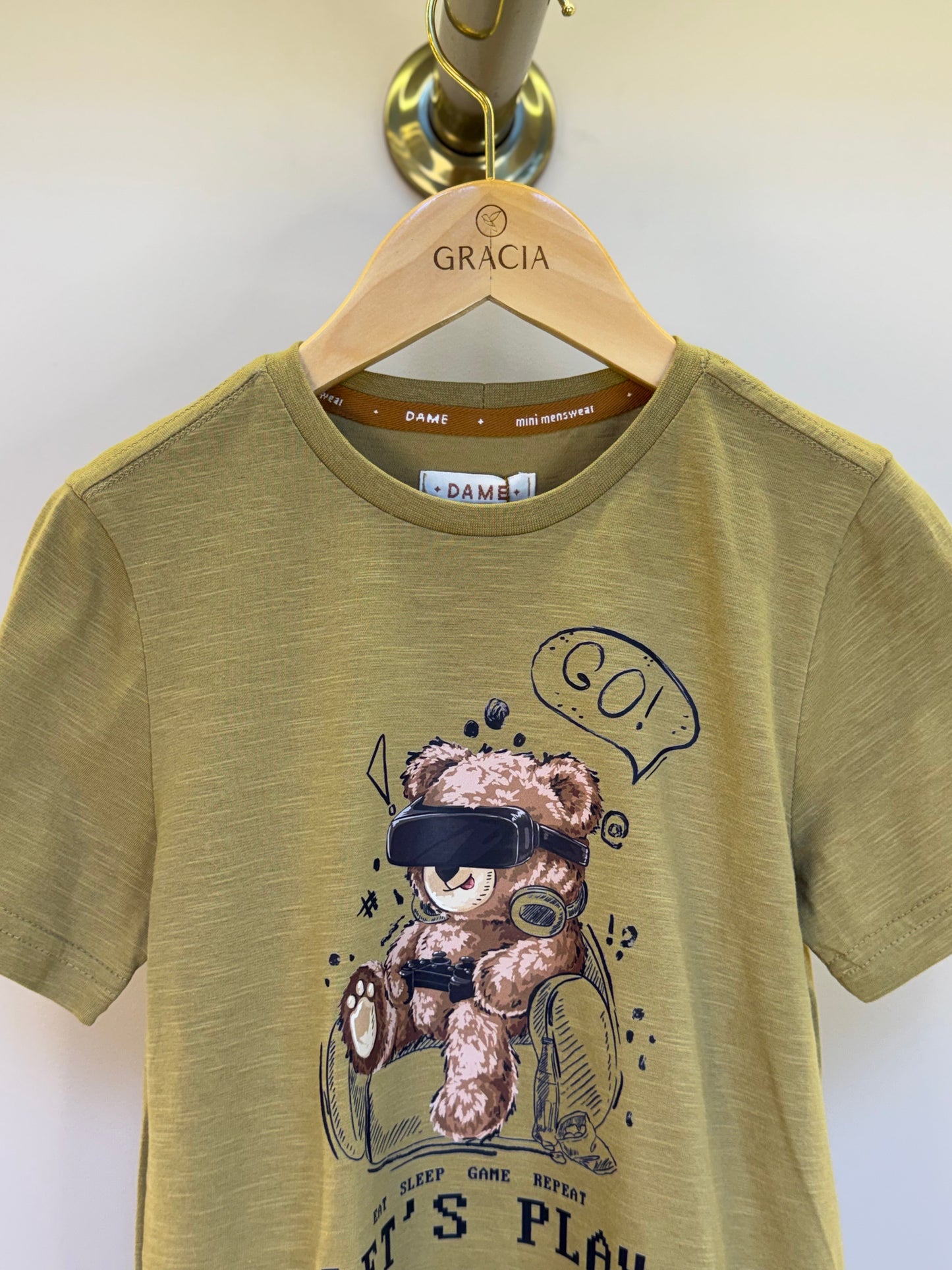 Camiseta Flame Gamer Camelo - Dame