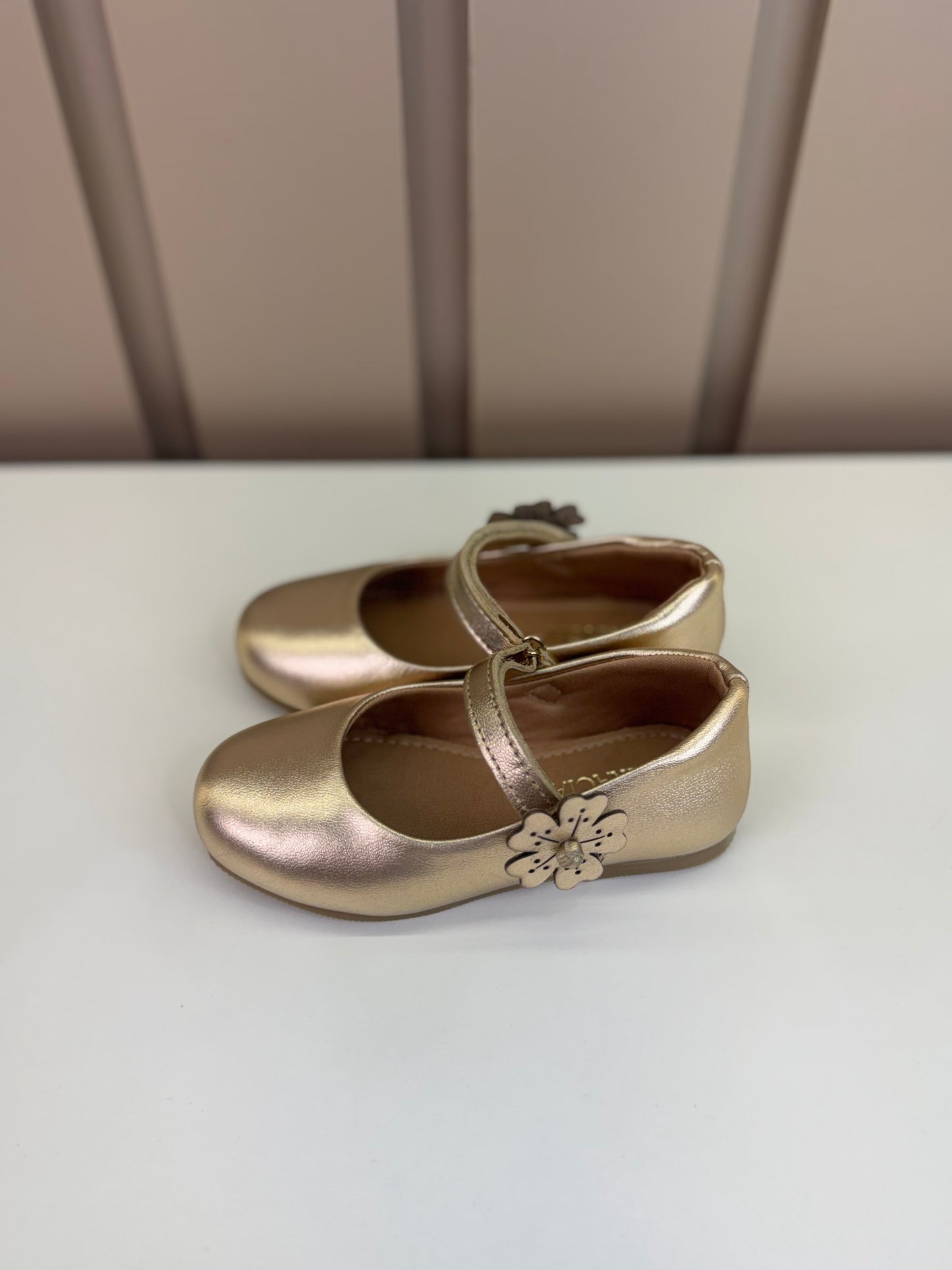 Sapatilha Infantil Heloísa Dourada - Gracia