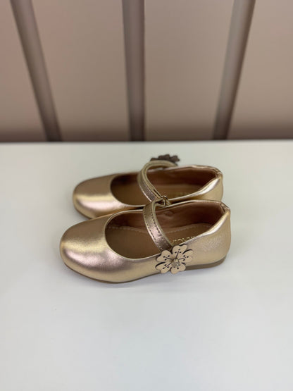 Sapatilha Infantil Heloísa Dourada - Gracia