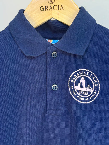 Polo Infantil Farway Marinho - Beabá