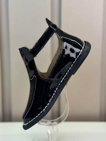 Bota Infantil Meia-Lua Verniz Noir - Petit Cheval