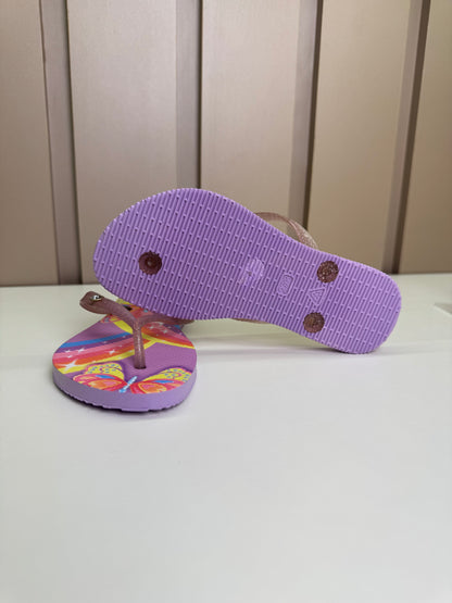 Chinelo Infantil Borboleta Lilás - Infanti