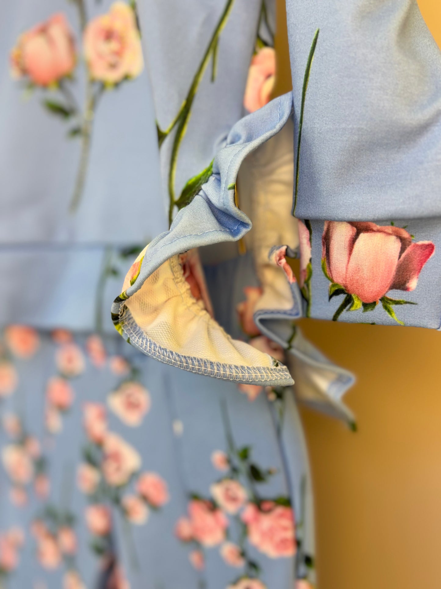 Conjunto Infantil Moletinho Blusa Abertura Lateral e Strass e Calça Montaria Floral - Luluzinha