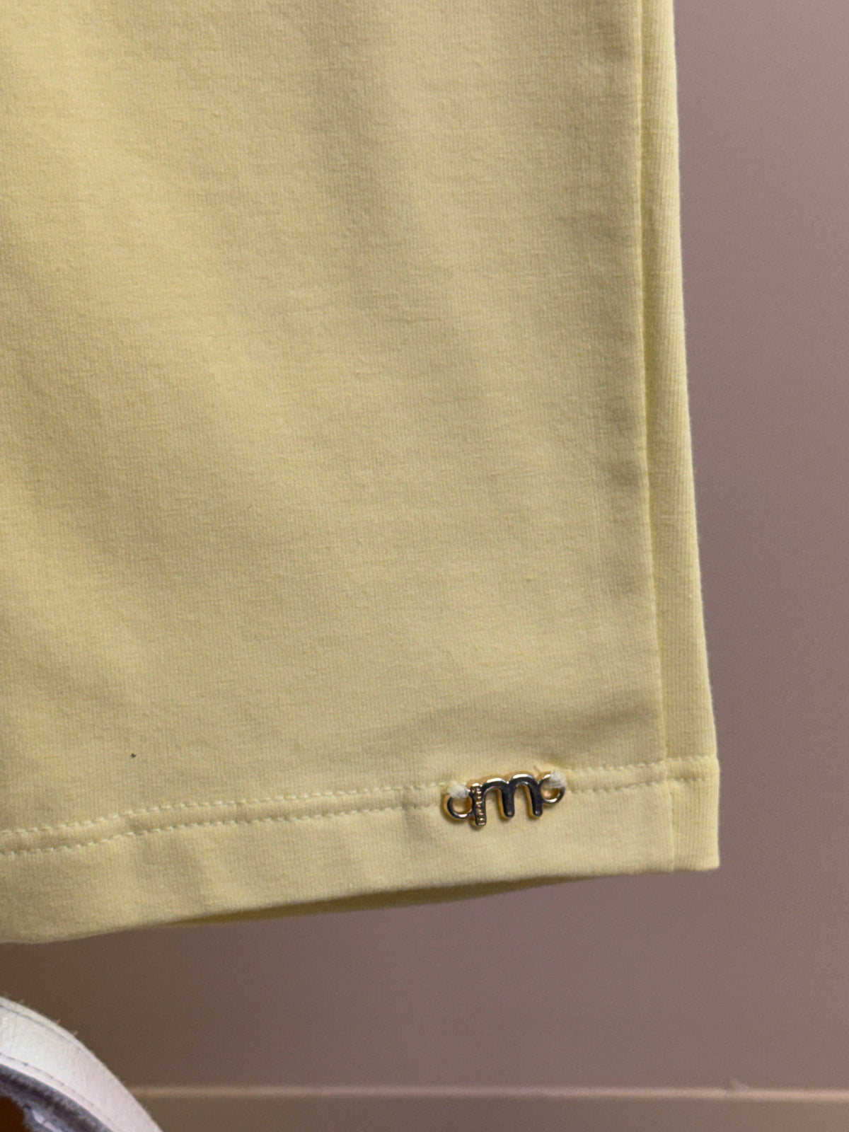 Conjunto Infantil Blusa Summer e Shorts Legging Amarelo - Momi