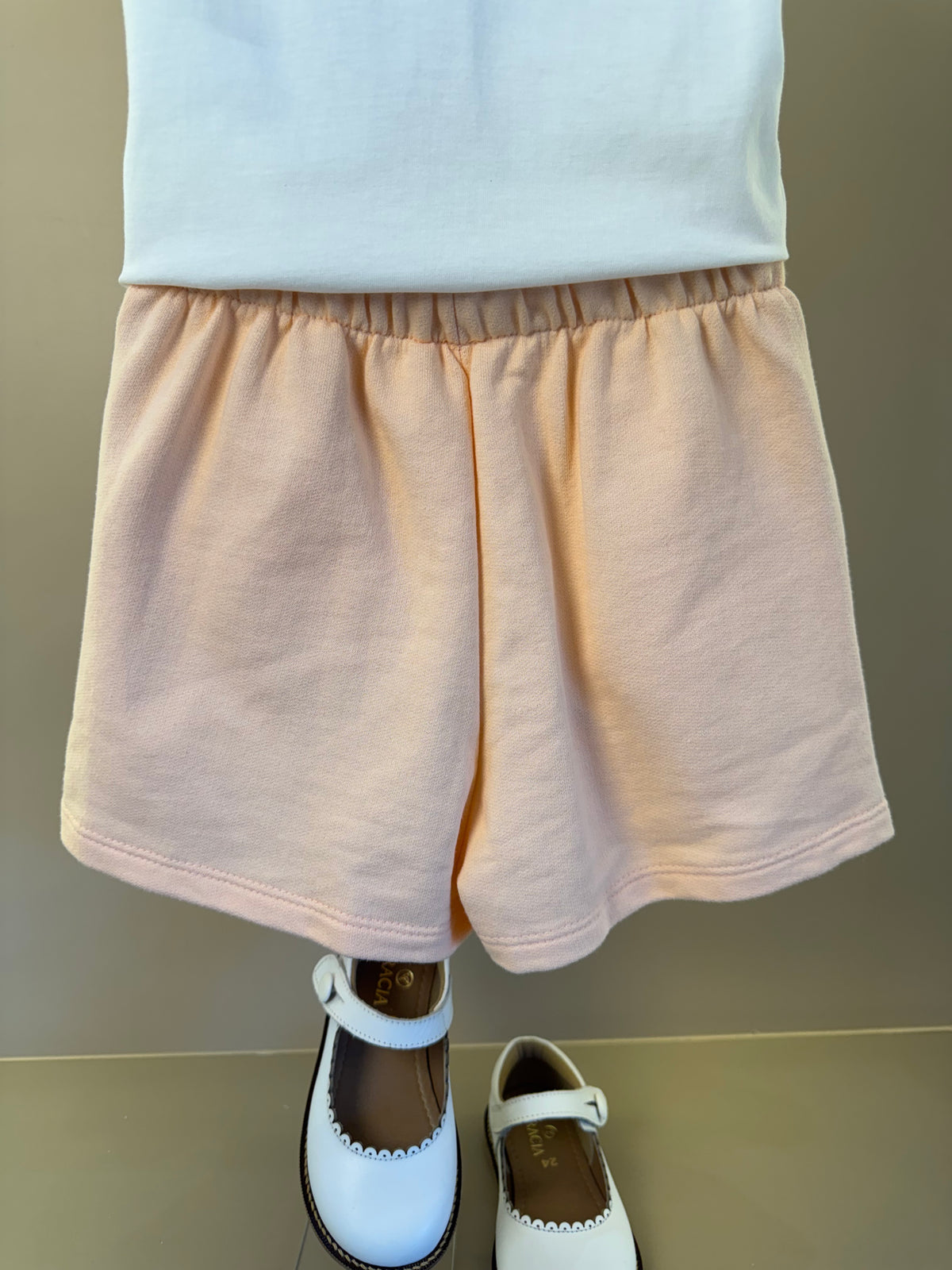 Conjunto Infantil Blusa Ursinha Com Strass e Shorts Moletom - Infanti