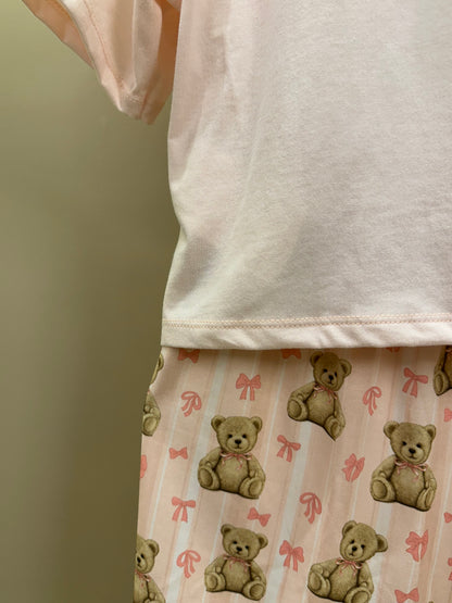 Pijama Teen Blusa e Short Rosa Claro - Vic Vick