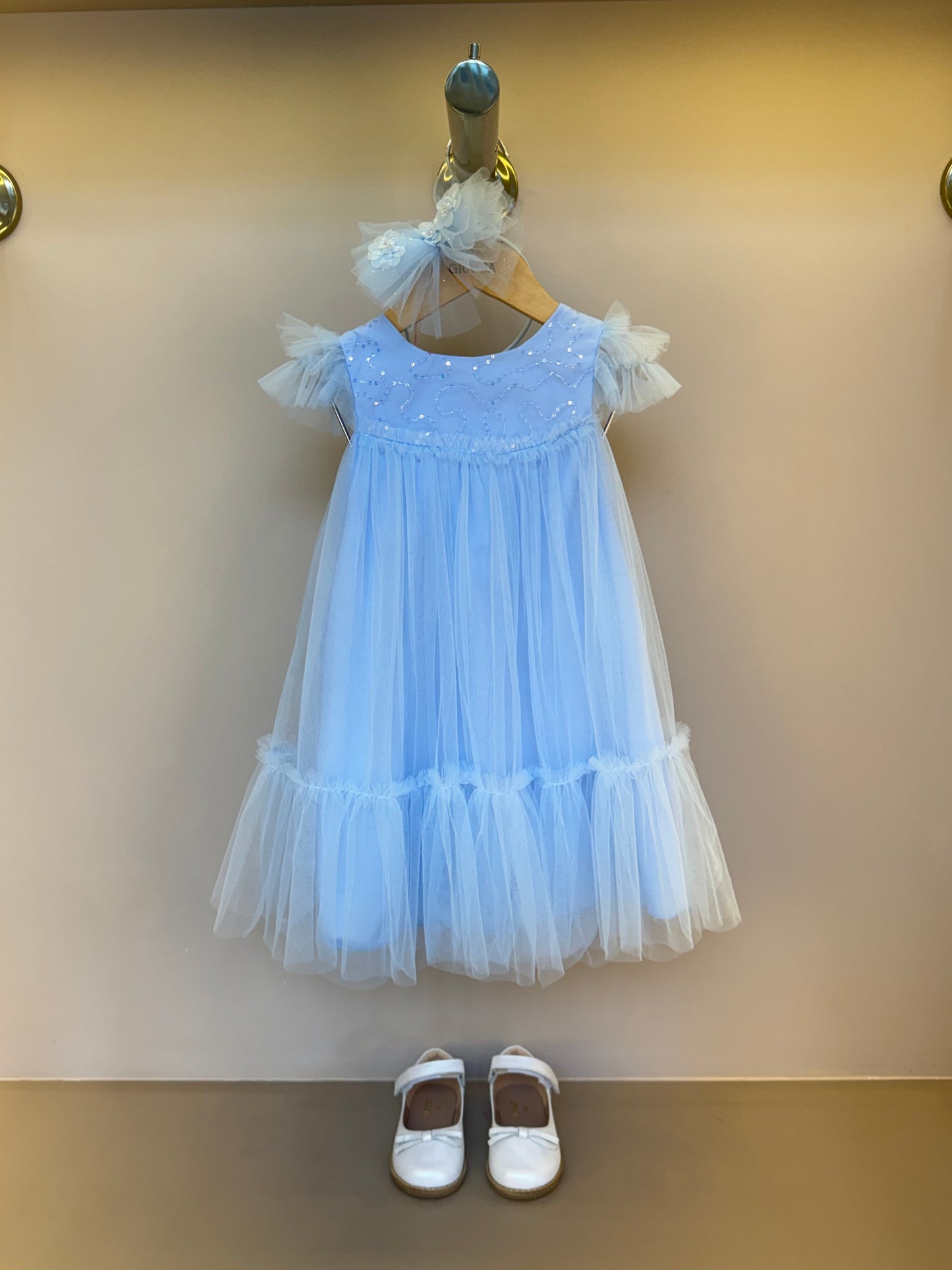 Vestido Infantil com Tule - Petit Cherie