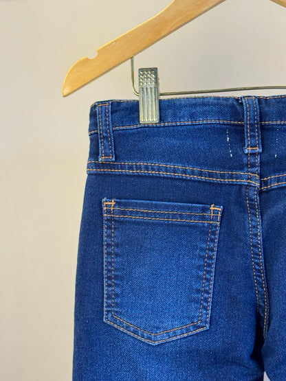 Calça Infantil Skinny Elastano marinho Jeans - Dame