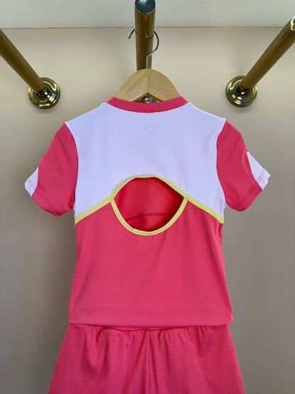 Conjunto Infantil Blusa Maitê Chloe e Shorts Maitê Beach Tennis - Siri Sport
