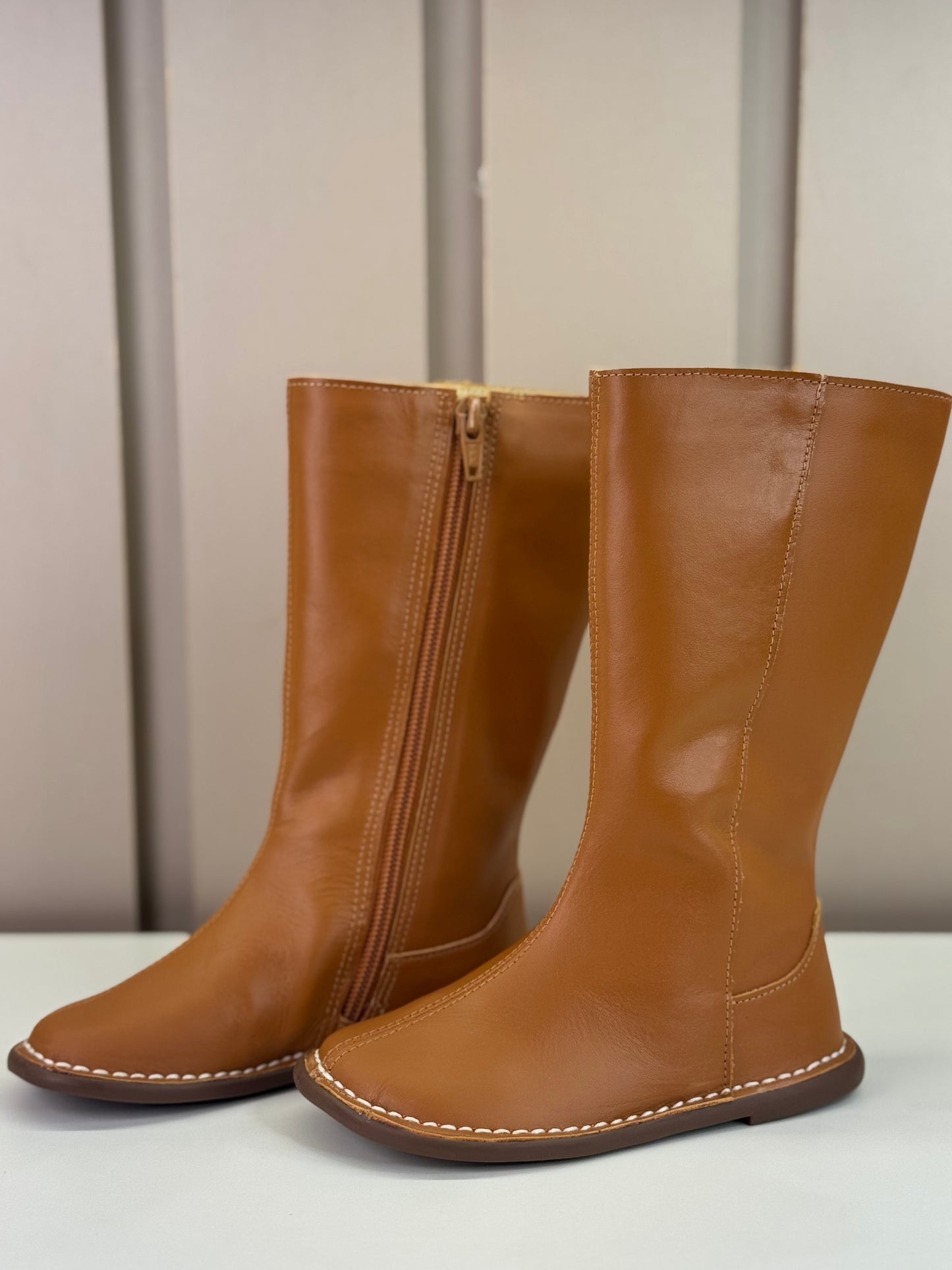Bota Infantil Couro Pluie Nut - Petit Cheval