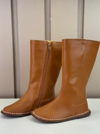 Bota Infantil Couro Pluie Nut - Petit Cheval