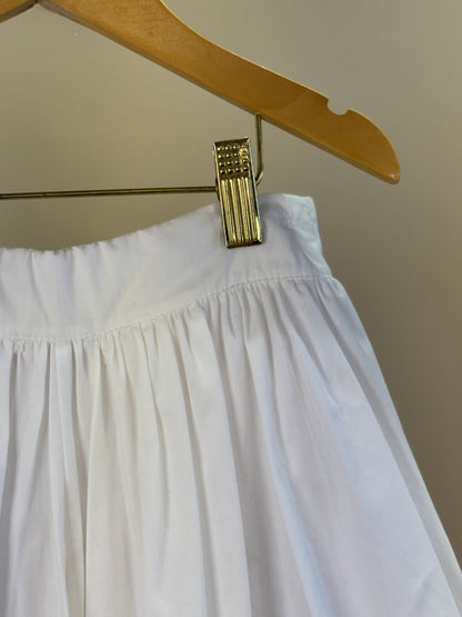 Shorts Infantil Balonê Algodão Branco - Luluzinha