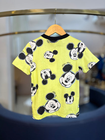 Conjunto Infantil Jardineira e T-Shirt Mickey Emoções - Youccie