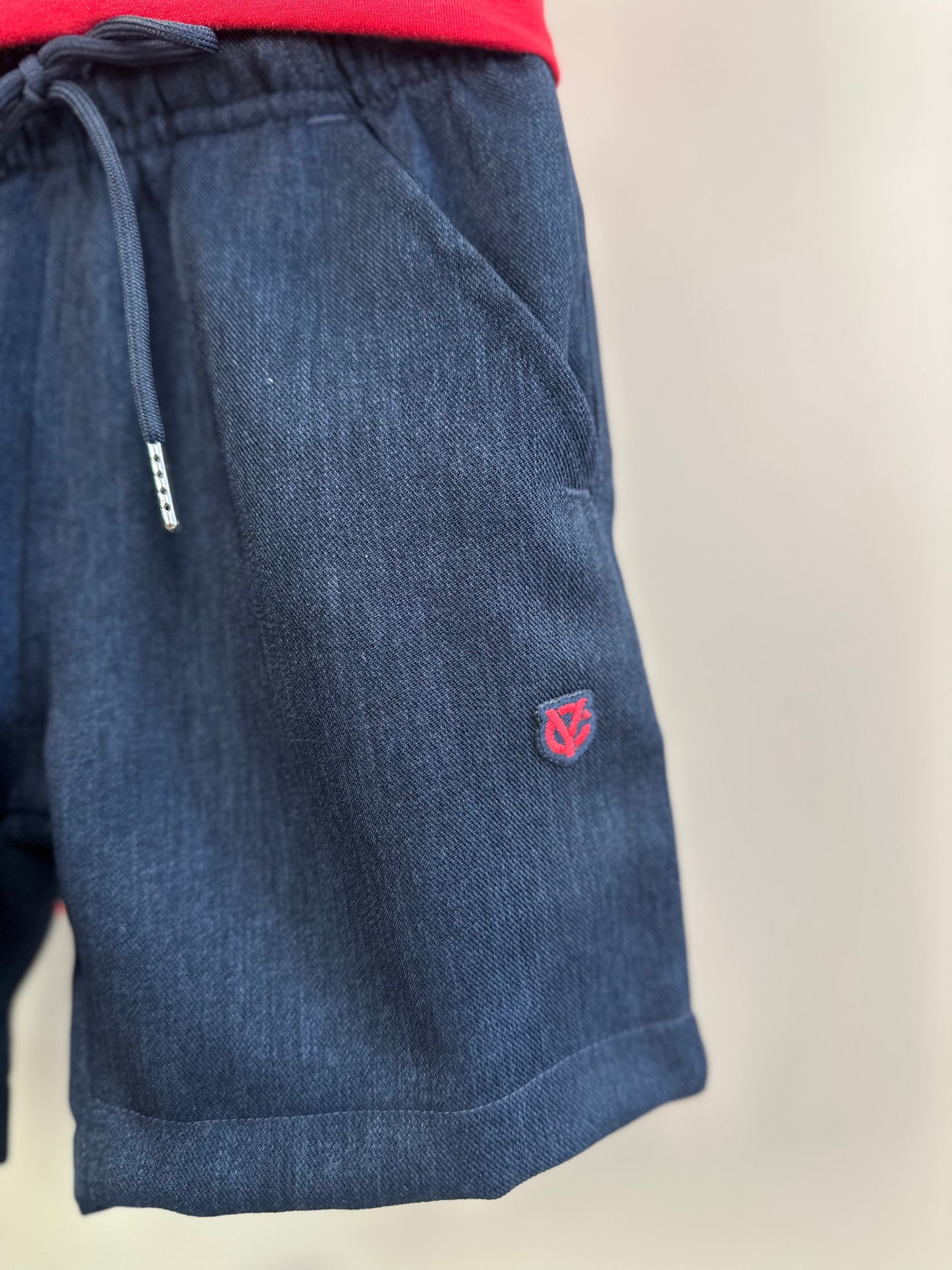 Conjunto Infantil Camiseta MC Le Mans e Bermuda Jeans - Youccie