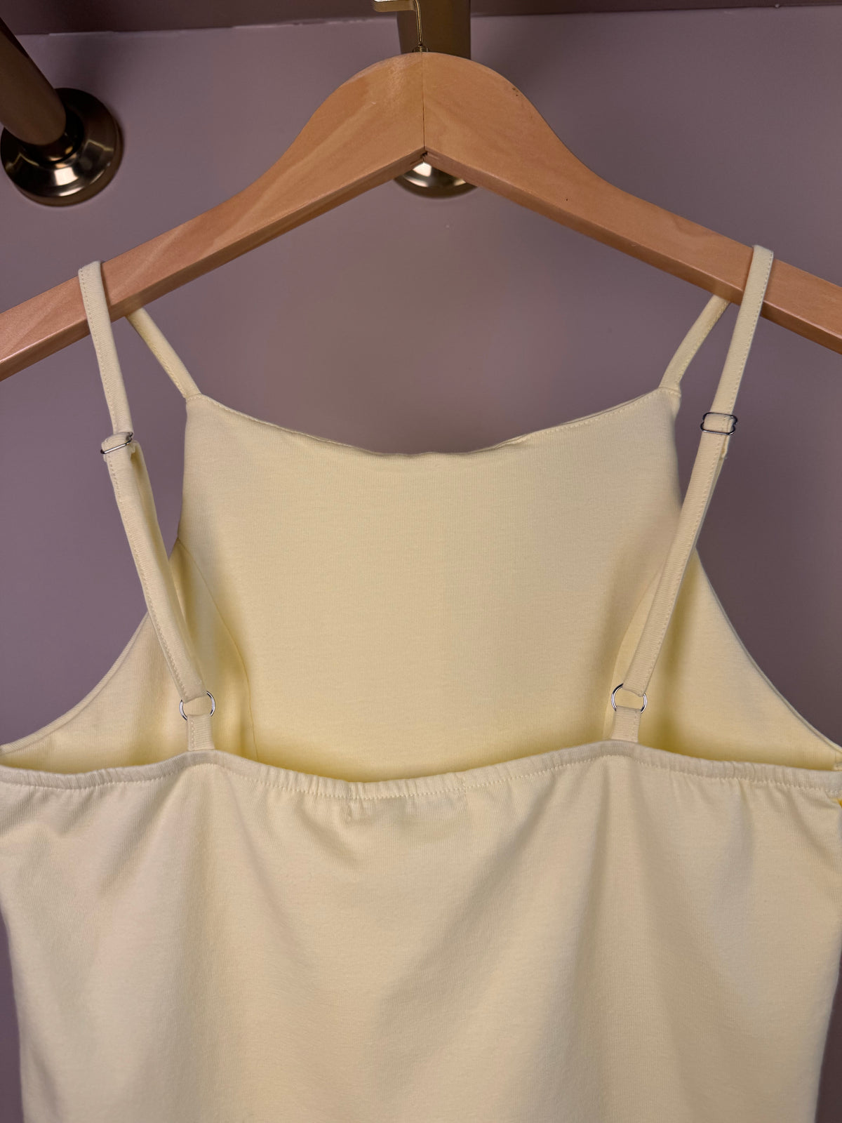 Blusa Teen Regata Amarela Com Babado - Vanilla Cream